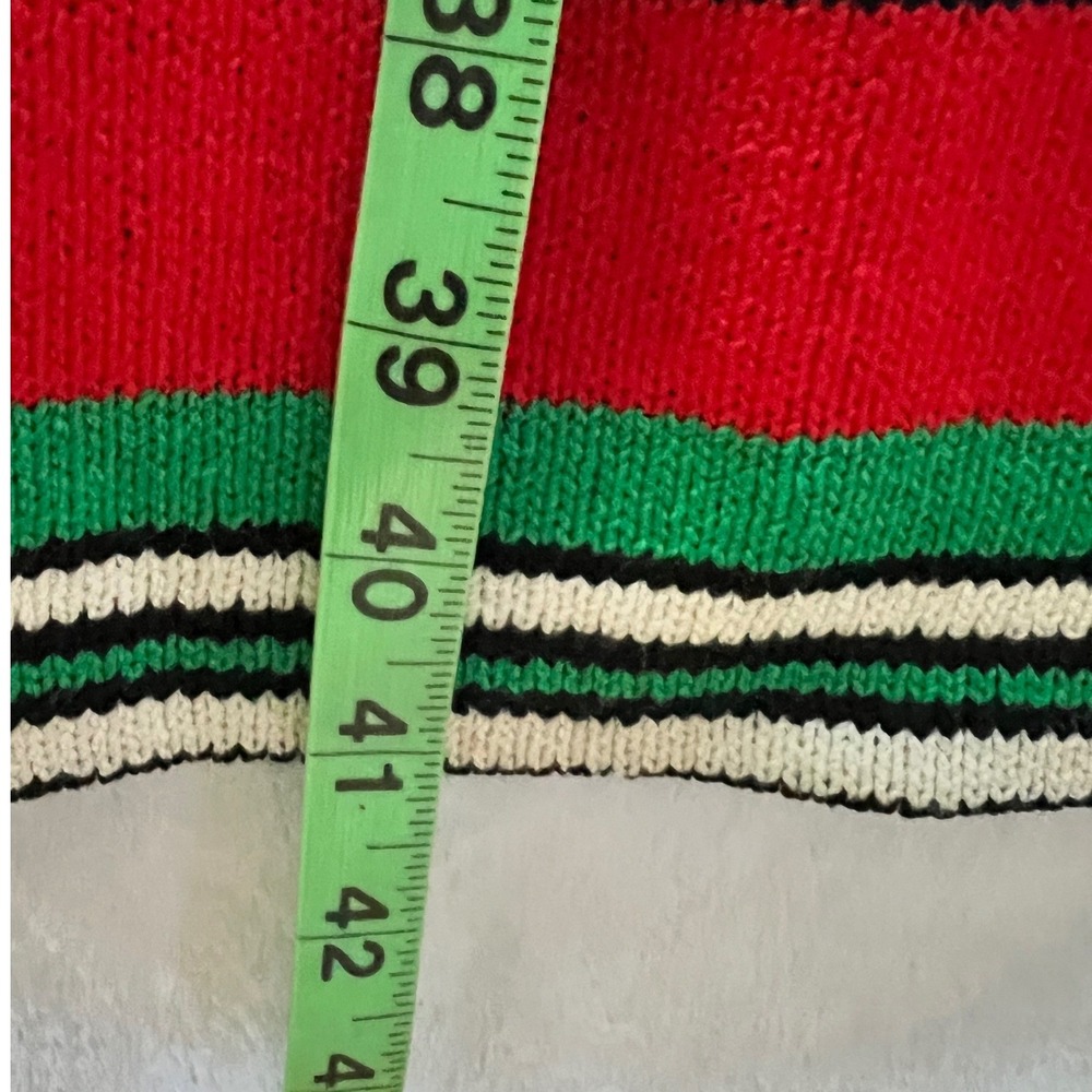 VTG St. John Knit Dress Multicolor Striped Saks Fifth Avenue Dress - sz 6* - Picture 9 of 14